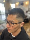 MEN’S HAIR/サーフカール/刈り上げセンターパート/印西市
