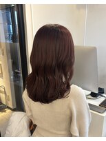 アコロン(acoron) 韓国風ミディアムレイヤー/波巻き/ブラウンカラー
