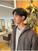 爽やかセンターパートパーマ10代20代30代