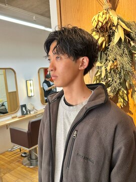 ロジエ(ROSIER) 爽やかセンターパートパーマ10代20代30代