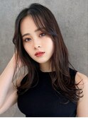 韓国レイヤーハッシュカット髪質改善透明感ブリーチなしカラー