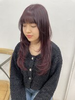 ハニー 町田(HONEY)&nbsp;レイヤーカット/ピンクレッド