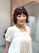 メルト 西梅田店(melt) くしゅっとパーマボブ