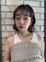 リトル ソルト 渋谷(little×salt) ゆるめパーマコテ巻き風パーマボブパーマ