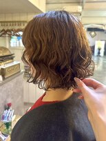 フルアヘッド(FULL A HEAD)&nbsp;プードルパーマ/ボブパーマ/ベージュカラー/20代/30代/40代/50代