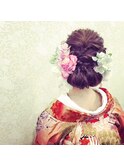 spring和装ヘア