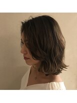 大人可愛いナチュラル外ハネ　担当：石畑結華