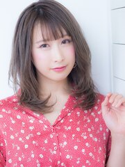 甘すぎない＊しなやかヘアスタイル