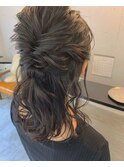ハーフアップアレンジ