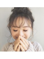 ザ シー 海老名(The C)&nbsp;/後れ毛/シースルー/お洒落可愛いお団子ヘア/ヘアアレンジ/