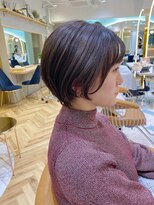 ロンドプランタン 恵比寿(Lond Printemps)&nbsp;【Lond佐野】小顔似あわせモテショートボブ アッシュブラウン