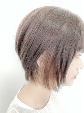 トリニティ(trinity) 丸み高感度◎夏ショートインナーベージュ【豊見城ヘアカット】