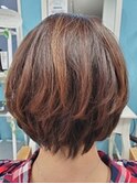 ふんわりショートボブ/20代/30代/40代/50代/倉敷/白楽町