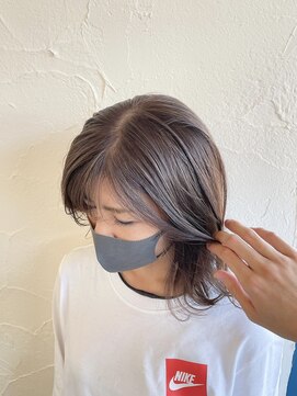 ヘアー ミュゼ 柱店(HAIR Musee) 脱白髪染めハイライト