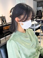 シスタ(SISTA)&nbsp;【SiSTA】田中イヤリングカラーシルバーグレージュ外ハネボブ