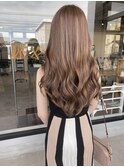 20代30代40代大人可愛いハイライトブラウンベージュアッシ