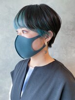 アイティーバイアルバム 藤沢店(IT by ALBUM)&nbsp;ターコイズインナー_チェリーブラウンフェミニンロング_ba401442