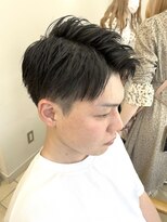 テトラ バイ ネオリーブ 横浜西口店(tetra by neolive)&nbsp;メンズカット アップバングショート