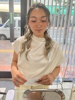 シロ 船橋(白silo)&nbsp;ボブでもできるアレンジ/巻くだけアレンジ/ハイトーンアレンジ