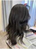 ★大人の暗めグレージュカラー★ダメージレスカラーで透明感も♪
