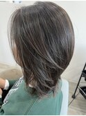 白髪ぼかしハイライト
