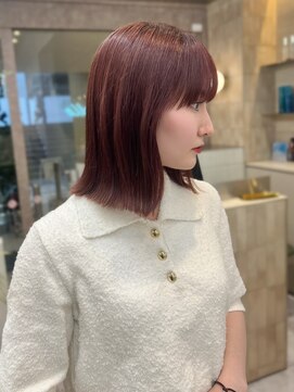 ハローバイシー 仙台(Hello by Sea) タッセルボブ×美髪［レイヤーカット/グレージュ/髪質改善］仙台