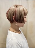 ピンクオレンジがカワイイアンブレラ