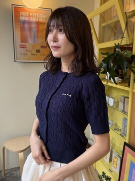 ヒントステーション(HINTSTATION) 〈浅草 半個室〉アッシュブラウン×くびれミディ