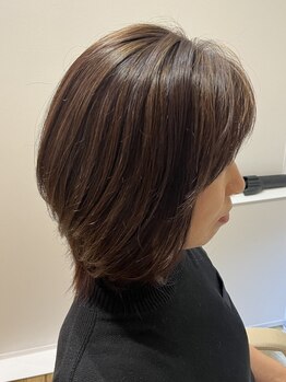 アリーザ オオサカ(aleeza Osaka)の写真/髪にも頭皮にも優しい天然由来のオーガニックカラー。気になる白髪をしっかりカバーし"なりたい"を叶える♪