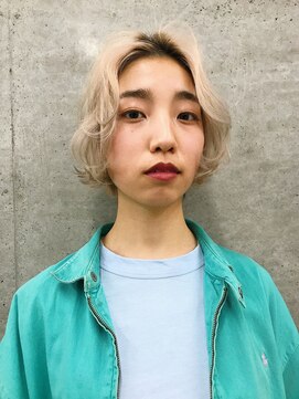 キーチェ 梅田中崎町(keych) ショートボブ/ハイトーンカラー[中崎町/梅田駅］