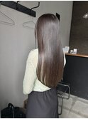 艶髪に見えるナチュラルブラウンカラー