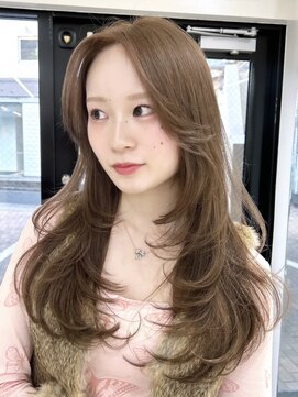 オニキス(ONYX) A173ミルクティーベージュダブルカラーレイヤーカット