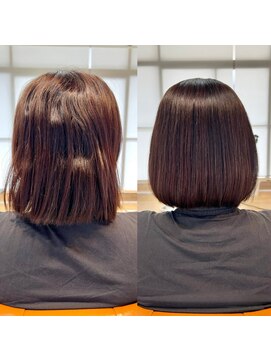 スープル オザキヤマ(SOUPLE.ozakiyama) 【髪質改善x縮毛矯正】SILKストレート