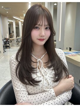 ボタン テンジン(VOTAN tenjin) [votanふうか]レイヤーカット/チョコレートカラー/天神韓国ヘア