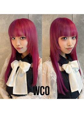 ガルボヘアー 心斎橋店(garbohair) プルエクステ心斎橋エクステ派手髪ツートンカラー