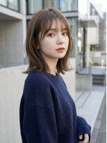 レーベン(Leben)&nbsp;#外ハネロブ #シースルーバング #モカベージュ #透明感カラー