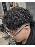 スパイラルパーマ