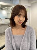 大人ガーリー/似合わせカット/ミディアムレイヤーカット/富山