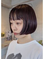 フェス カットアンドカラーズ(FESS cut&colors)&nbsp;大人のチェリーレッドボブ/20代後半/30代/大人女子