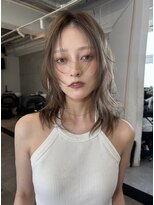 シティ 薬院(SITY.)&nbsp;薬院　ブリーチカラー　顔まわりレイヤー　レイヤーカット