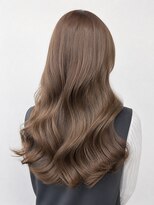 メゾンe.m.a(MAISON e.m.a)&nbsp;韓国風ダスティピンクロングレイヤー顔周りカット秋カラー
