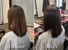 ヘアカラー専門店カラープラス石和店の雰囲気（ただ染めるだけでなく、髪質に合ったトリートメントで艶髪に☆）