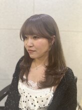 ヘアーガーデンミルクティー 新潟大学前店(Hair garden Milk tea)&nbsp;ミルクグレージュ×レイヤーカット