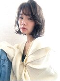 Aimee波ウェーブミディ×シアーベージュ