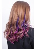インナーピンクパープルグラデーション♪