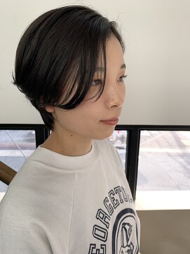 ヘアー アイス ルーチェ(HAIR ICI LUCE) 担当 西田 大人ショート　前下がり　センターパート