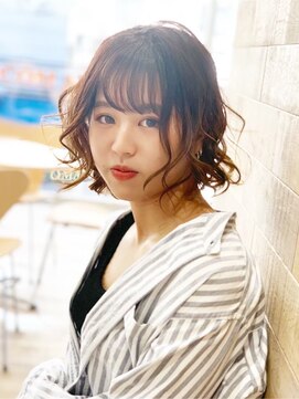 ビール 西新店(BEER) ふわボブグラデーション ぱる