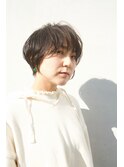 【ハンドブローできまる】モカブラウン×大人ショート