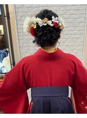 袴ヘアアレンジ