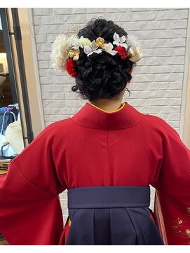 ザブックハンドサロン(The book hand salon) 袴ヘアアレンジ